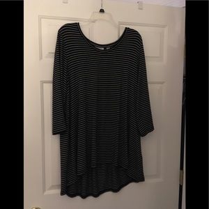 Avenue Striped High Lo Tunic 18/20 2x